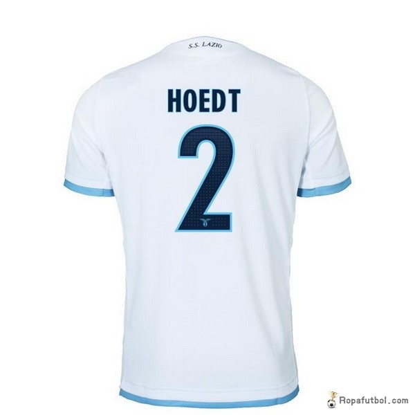 Camiseta Lazio Replica Tercera Ropa Hoedt 2016/17 Blanco